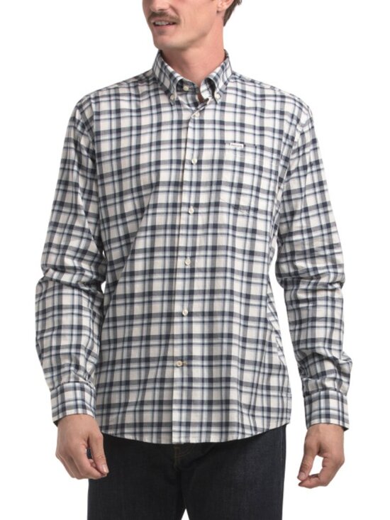 BARBOUR BLUE MULTI Turville Shirt - Picture 1 of 2